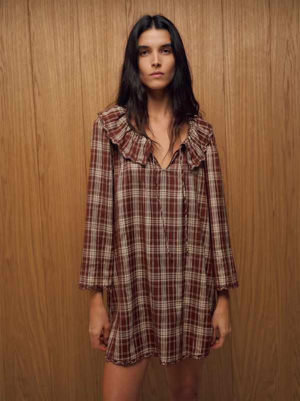 Madeline Sleep Dress - November Plaid